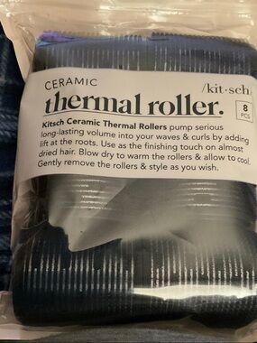 Kitsch Ceramic Thermal Rollers - Navy Blue